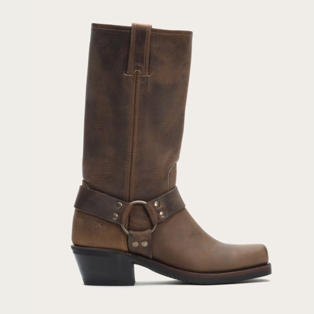 Frye Harness Boots 12r brown